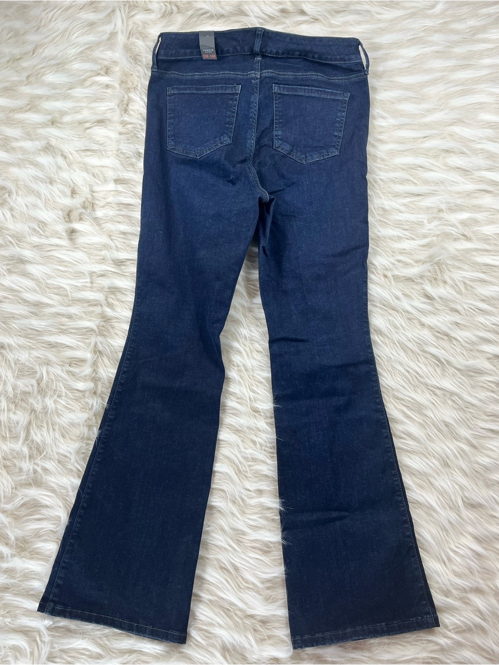 Torrid Trio Fit Jeans 10R-14R 32x30 Mid Rise Bootcut Dark Wash - Picture 4 of 7